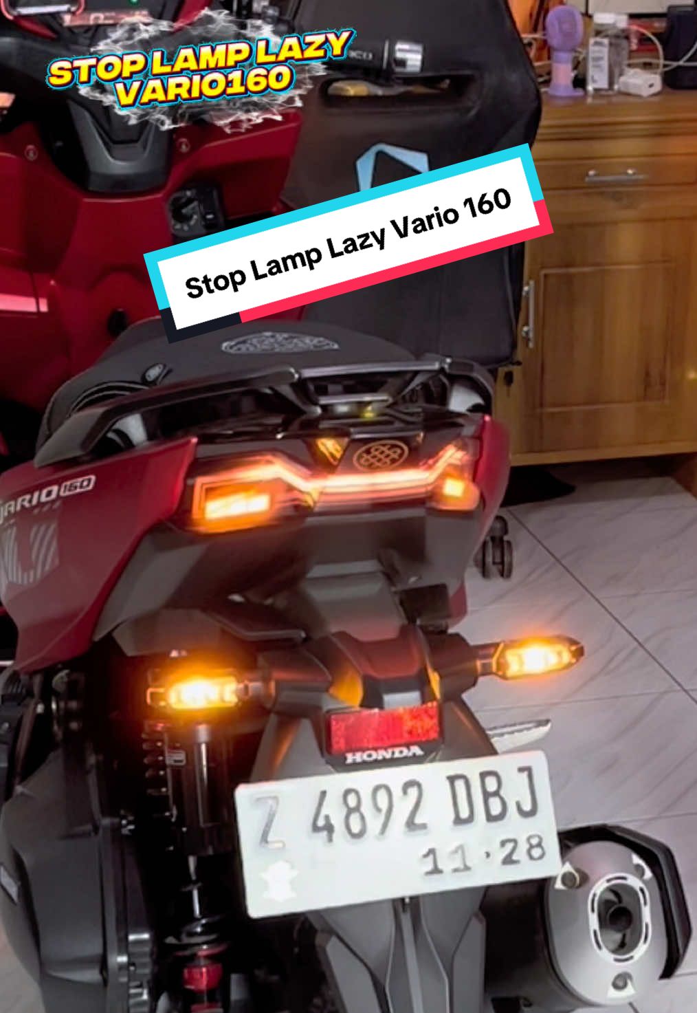 Stop Lamp ganteng untuk vario 160 kamu. #stoplamplazy #stoplampvario #stoplampvario160 #lazystoplamp #lazystoplampvario 