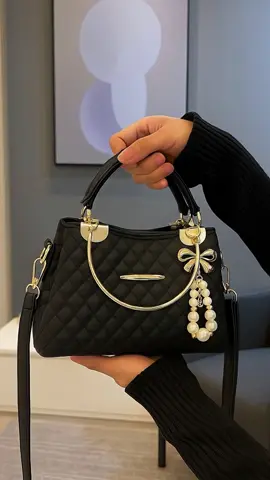 Catalina Tas Selempang Wanita Elegan 3 Ruang Handbag Nilon Bordir Premium Free Gantungan Mutiara Slingbag Pesta Sehari-hari #fyp #taskekinian #taswanita #fasionwanita 