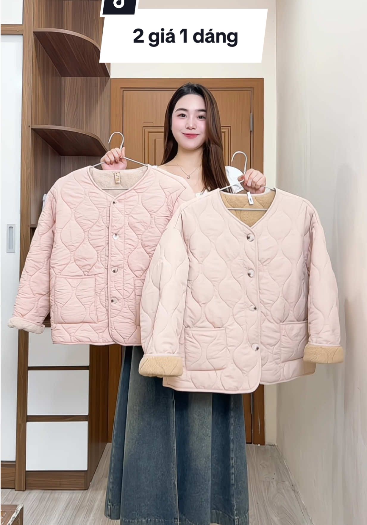 Phần 2: áo phao trám lót lông cừu #mikereview #tiktokshop #1gia2dang 