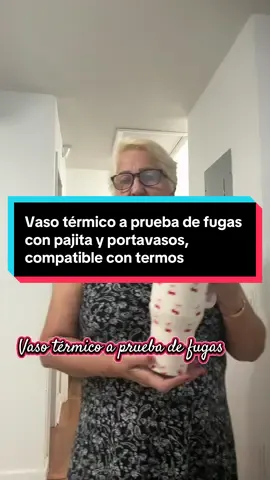 #Vaso térmico a prueba de fugas con pajita y portavasos, compatible con termos  #paratiiiiiiiiiiiiiiiiiiiiiiiiiiiiiiiiii🦋 #tiktokviral #creciendoentiktok #parque 