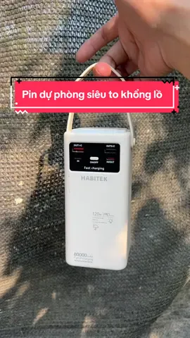 Trạm dự phòng siêu to khổng lồ dành cho các bác hay đi du lịch ,phượt nhiều ngày