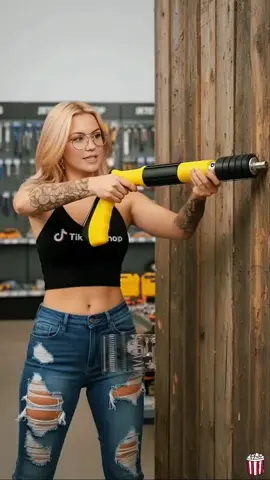 🔥 Potência e precisão em um só clique 💥 pistola a pólvora profissional pra fixar com força e segurança! #ferramentas #oficina #DIY #tiktokshop #promoção    