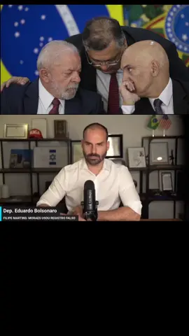 eduardo bolsonaro comenta que xandao comesa a fica sem saida .#bolsonaro #stf #democracia #politica #patria 