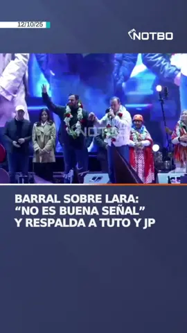 Barral crit1ca la ausencia de Lara en el cierre de campaña en El Alto y respalda a Tuto y JP: ‘El MAS ya no puede continuar’. afirmó.  #tutoquiroga #jpvelasco #rodrigopaz #edmanlara #Notbo 