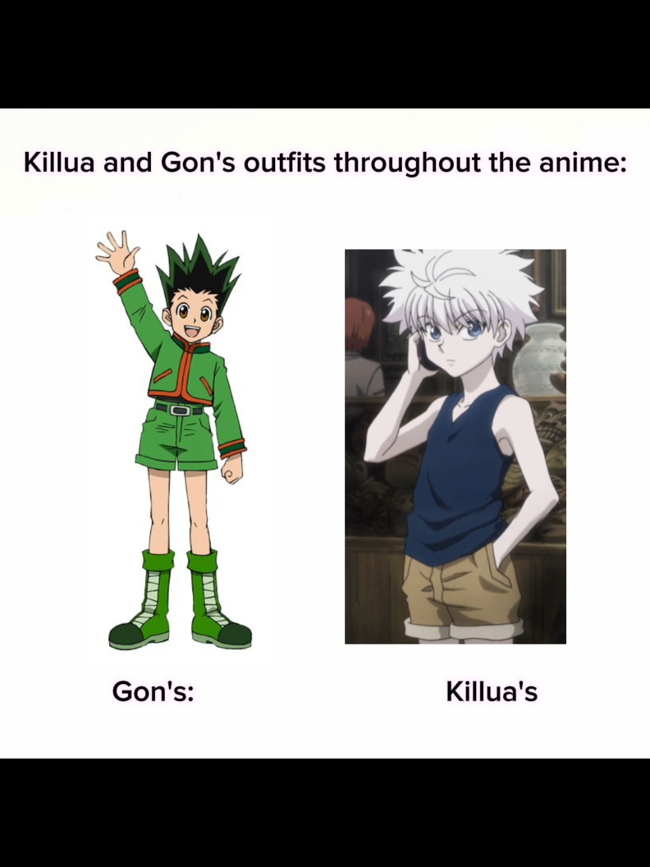 Killua is a fashion diva #hxh #hunterxhunter #killua #gon #killuazoldyck #killuaedit #gonedit #Gonfreecss #anime #fashion #outfit #fyp #fyp #viral #fypp #fyppp #fyp❤️😉 