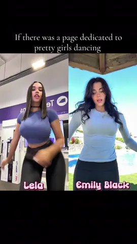 Emily Black and Lela #dancetiktok #foryou #emily #dancetrend 