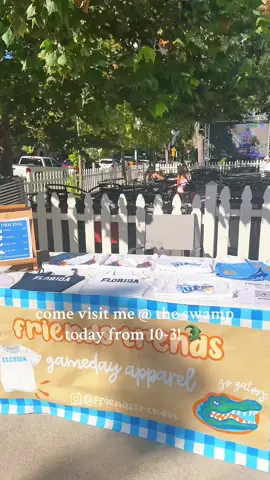 follow me @friendstrendss on insta!! 🤍🤍🤍 #popup #market #SmallBusiness #gainesville #gators 