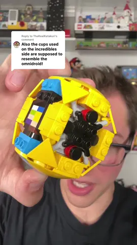 Replying to @TheRealKatakuri i can’t believe LEGO added the omni droid from the incredibles in this set! #lego #rlfm #legodisney #disney #pixar 