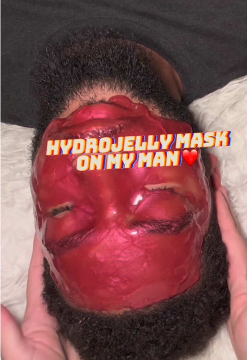Sometimes I gotta give his face some love 😘❤️ #hydrojellymask #skincare #CapCut 