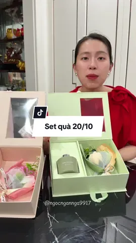 Set quà tặng 20/10 tinh tế cho những người phụ nữ thân yêu #quatangnguoiyeu #quatangcogiao #quatang20_10 #ngocngannga 