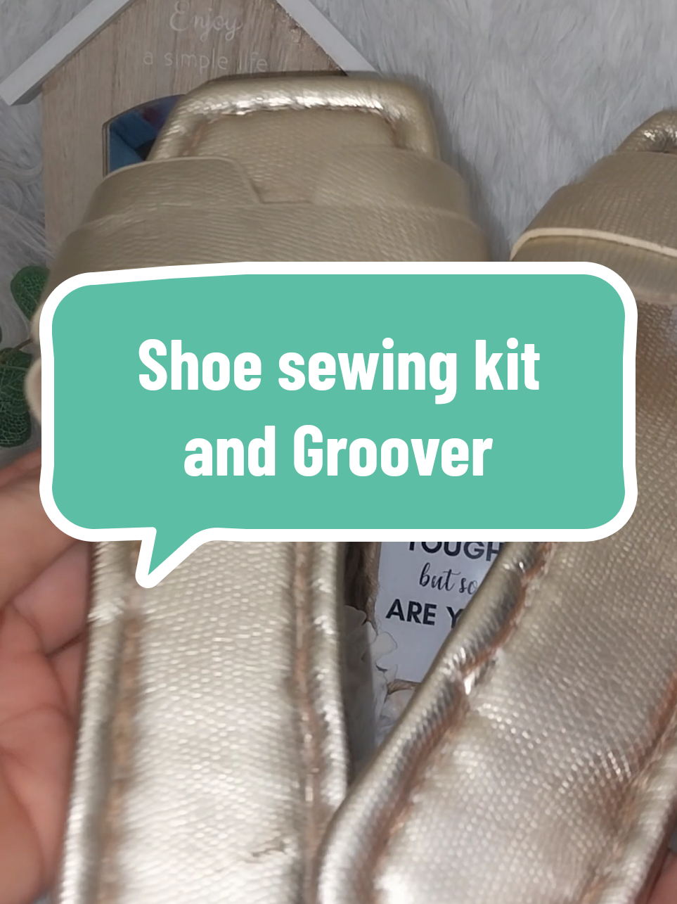 Replying to @muzakinewaccount affordable and quality  talga to patahi natin..#shoesewingkit #shoerepair #sewingkit #groover 