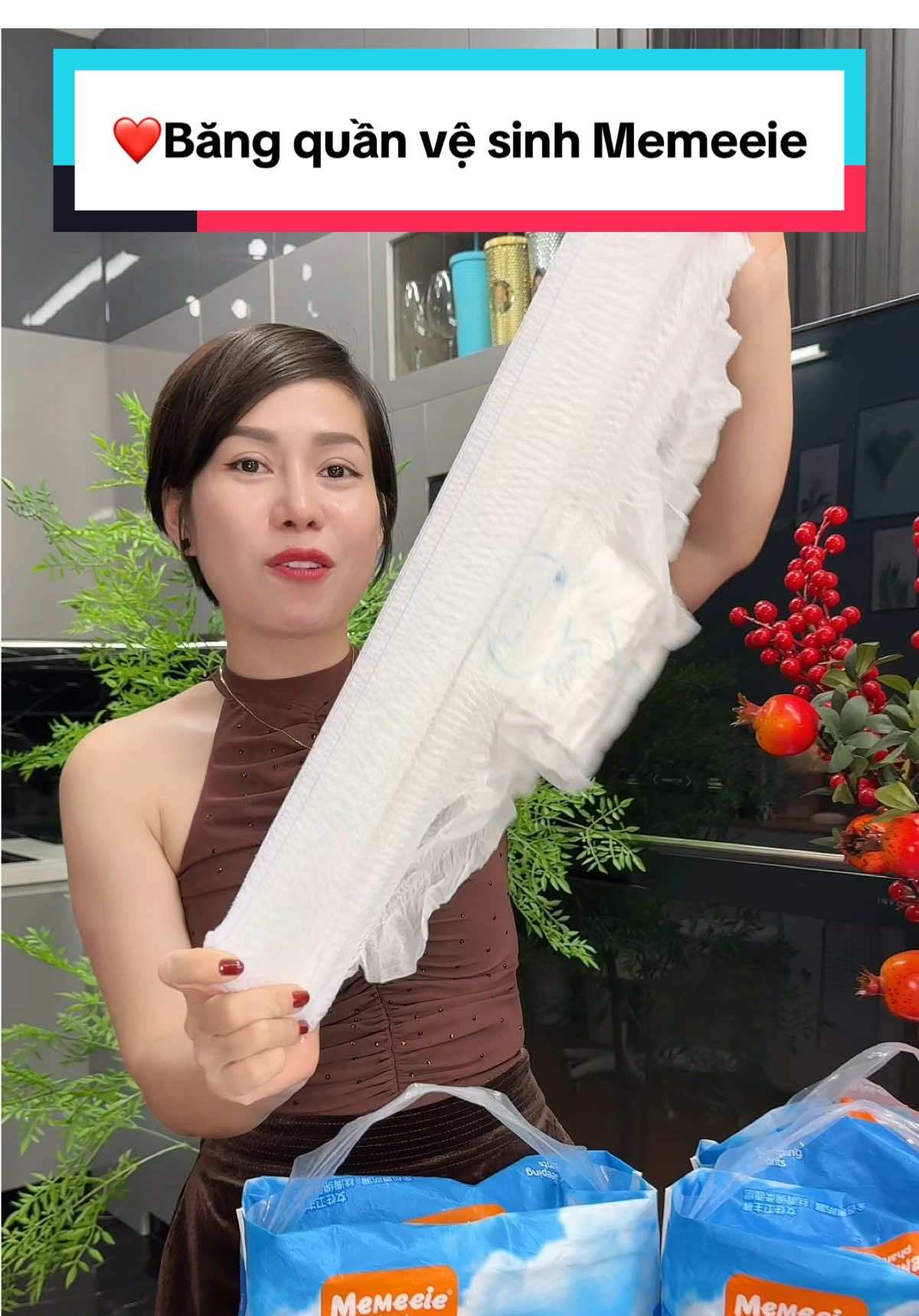 ❤️Băng quần vệ sinh Memeeie tiện lợi các chị nha #cindythuytichcuc #bangvesinh #quanbangvesinh #bangvesinhdangquan #bangvesinhsausinh   