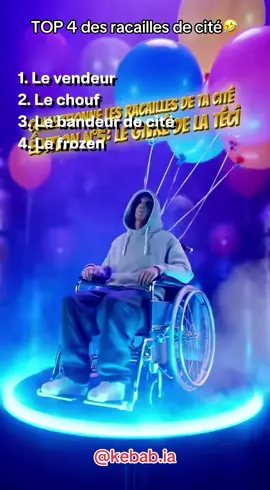 TOP 4 des racailles de cité #humour #funny #caricature #tiktokfrance