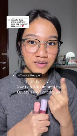 Replying to @tiramisssuu Ayo komen yg mau2 aja ya! Aku bales secepatnya Btw cara ini bisa diterapin buat ombre2 jenis lippies lainnya yaa. Kalau berhasiil komen jiga dong kalau bisa fotoiiiin pengen tau caraku ini berhasil di kalian atau engga 🥹🫶🏼