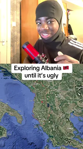 Exploring Albania until it’s ugly #exploring #travel #googleearth #albania 