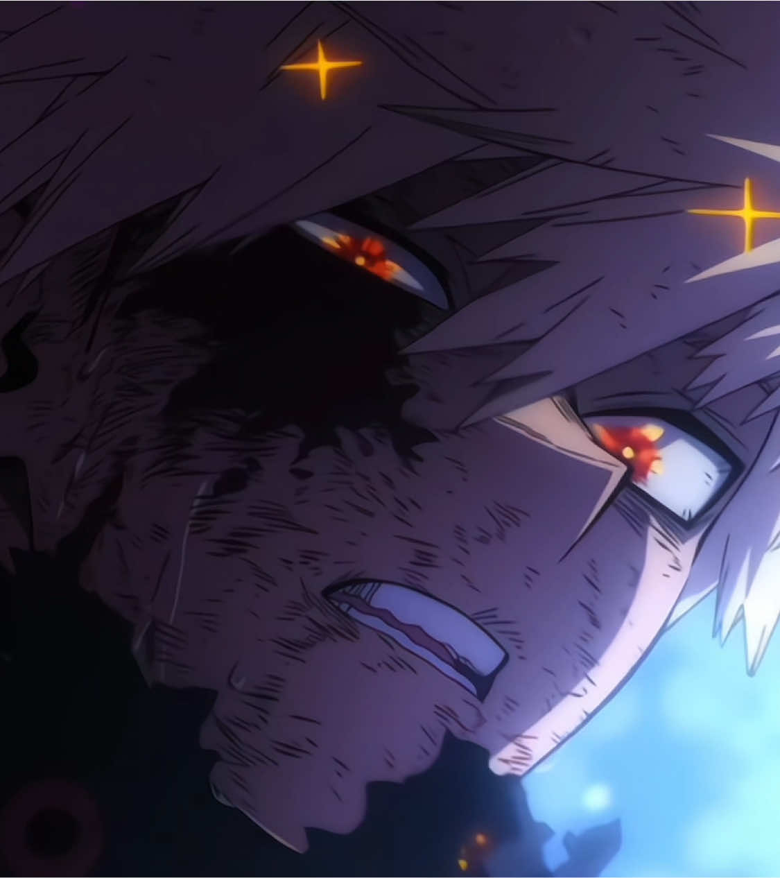 صحى الاسد اللهم لاحسد 😼💥! #explore #anime #bokunohero #bakugou #تيم_وينتر❄️ 
