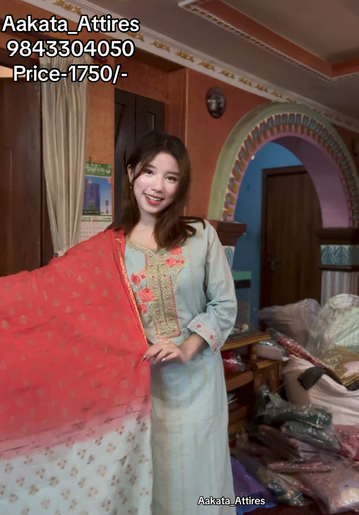 Pure cotton set available in 2 different colours.Size available #deliveryallovernepal✈️🚘🇳🇵 #fyp #feelfreetomsg #9843304050 #codavailable 