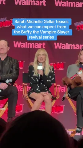 Buffy Summers is back…just not yet! @New York Comic Con  #newyorkcomiccon #nycc #buffythevampireslayer #buffysummers #sarahmichellegellar 