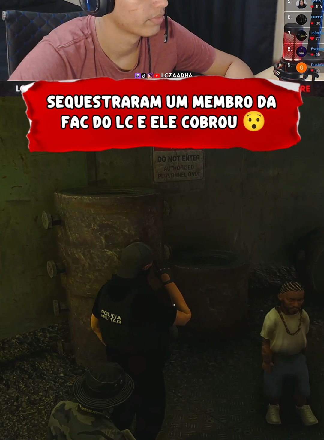 Sequestraram membro da fac e o @LCzaadha cobrou  #america #fivem #highlight #Rp 
