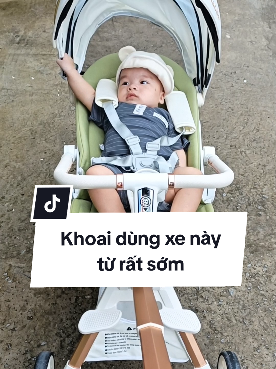 Mới Ngày Nào Còn Nằm, Giờ Em Bé Đã Có Thể Ngồi Vững Ròi! Xe Đẩy Gấp Gọn G500-1 Chính Là 'Trợ Thủ' Đắc Lực Giúp Khoai Phát Triển Và Khám Phá Xung Quanh Một Cách An Toàn Nhất! #xedaychobe #xedaygapgon #xedaydulich #mevabe #khosihoado 
