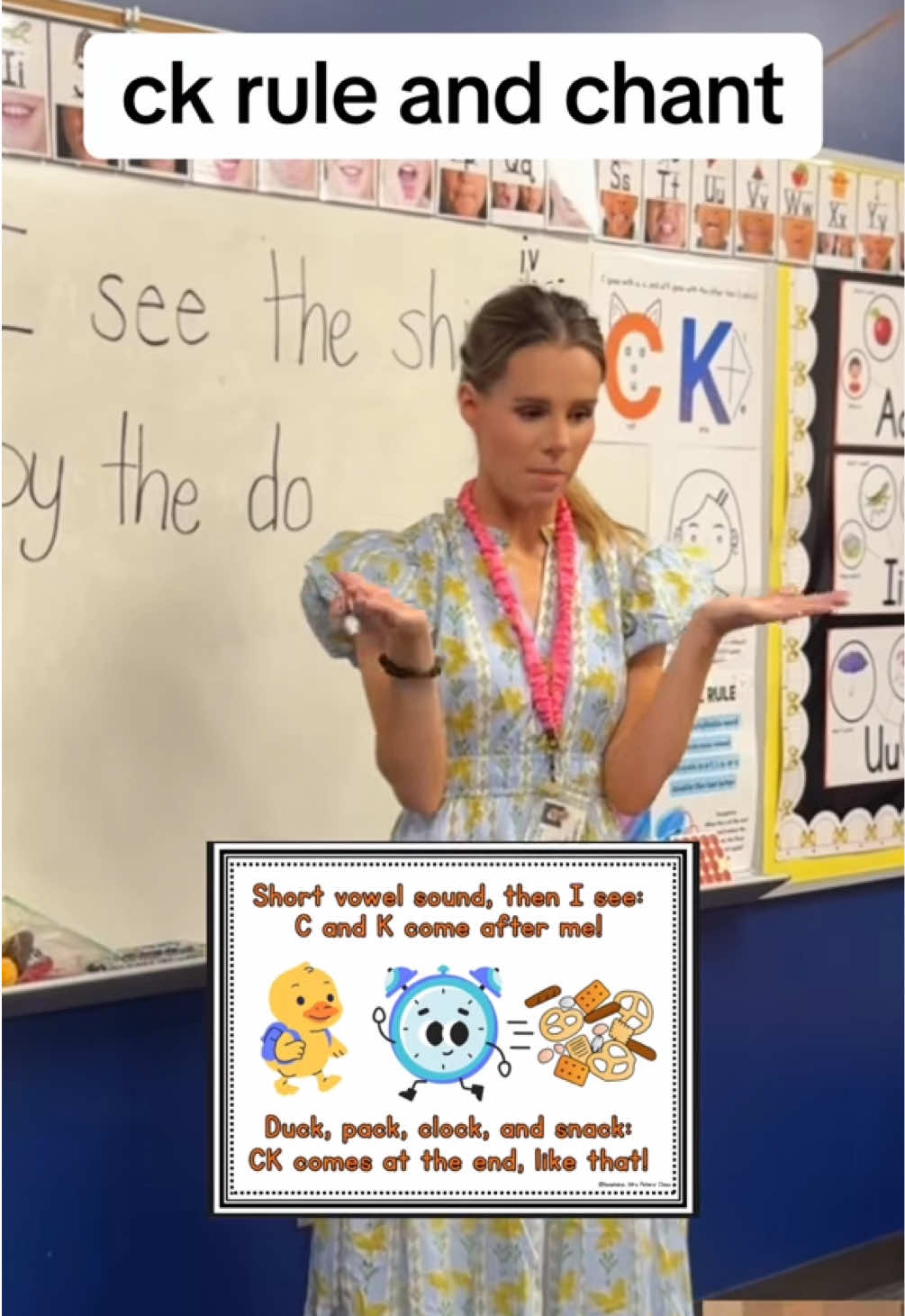 Digraph ck!  Comment CHANT or FLASHCARDS for links!These resources are in my TPT 🍏 •Digraph CK Chant Poster •Digraphs Flashcards with Movements 2.0 NEW #digraphs #phonics #scienceofreading #literacy #songsforlittles 