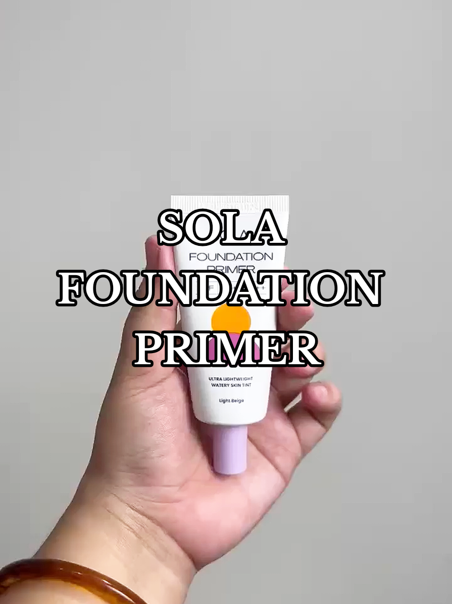 #Sola #SolaBeauty #SolaFoundationPrimer #FoundationPrimer #KBeauty  DISCLAIMER: Price may vary after promotion!