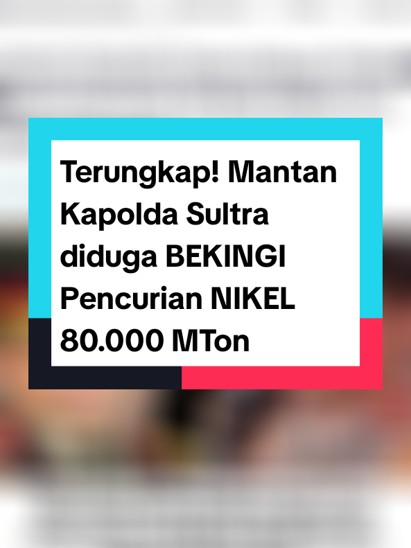 KENDARI – Sidang perdana kasus dugaan penipuan, penggelapan, dan pencurian ore nikel 80 ribu metrik ton (MT) oleh PT Multi Bumi Sejahtera (MBS) mulai digelar di Pengadilan Negeri (PN) Kendari, Selasa (30/9/2025). Demikian dikutip dari amanahsultra.id, Senin (6/10/2025). Dalam perkara ini, Deny Zainal Ahudin dan istrinya, Maliatin, duduk di kursi terdakwa. Sidang yang berlangsung selama hampir enam jam itu menghadirkan tujuh Jaksa Penuntut Umum (JPU) dari Kejaksaan Agung RI. Perkara terdaftar dengan nomor 293 dan 294/pid.B/2025/PN Kdi. Kasus bermula pada tahun 2020 di Desa Dunggua, Kecamatan Amonggedo, Kabupaten Konawe, Sulawesi Tenggara. Saat itu, Budi Yuwono, selaku pelapor, mengklaim sebagai pemilik sah 100 ribu MT ore nikel berdasarkan putusan PN Kendari Nomor 563/pid.B/2018/PN Kdi tertanggal 16 Januari 2019. Namun, sebanyak 80 ribu MT ore nikel miliknya diduga diambil sepihak oleh PT MBS tanpa izin. “Pengambilan ore itu bahkan dikawal anggota Brimob bersenjata lengkap, dengan surat perintah Sprin 906/VIII/PAM/.3.3/2020 yang ditandatangani Kapolda Sultra saat itu, Drs. Merdisyam M.Si,” ungkapnya. “Dugaan saya, surat itu dijadikan dasar membekingi pencurian, yang kemudian dijual ke PT Satya Karya Mineral (SKM) untuk disuplai ke smelter Virtue Dragon Nickel Industry (VDNI),” sambung Budi. Ia mengaku kecewa karena dalam proses penyidikan di Mabes Polri, pasal 362 tentang pencurian sempat dihapus dari Berita Acara Pemeriksaan (BAP). Ia menuding ada intervensi dari oknum jenderal polisi. “Saya sudah melapor ke Kapolri, bahkan Presiden RI. Saya juga akan membawa persoalan ini ke DPR RI untuk Rapat Dengar Pendapat (RDP). Yang saya perjuangkan hanya satu keadilan,” tegasnya sembari menunjukkan bukti laporan kepada awak media. Sidang lanjutan kasus ini dijadwalkan berlangsung pada tanggal 6, 7, 8, dan 10 Oktober 2025 di PN Kendari. #indonesia #viralvideo #semuaorang #fyp #viral 