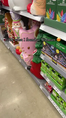 This is for all the girlies that love hello kitty and Christmas 😆 #hellokitty #walmartfinds #christmas 