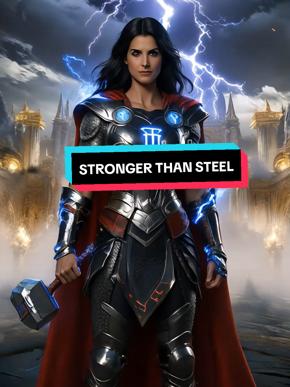 STRONGER THAN STEEL #foto #mightythor #super #girl #ai 