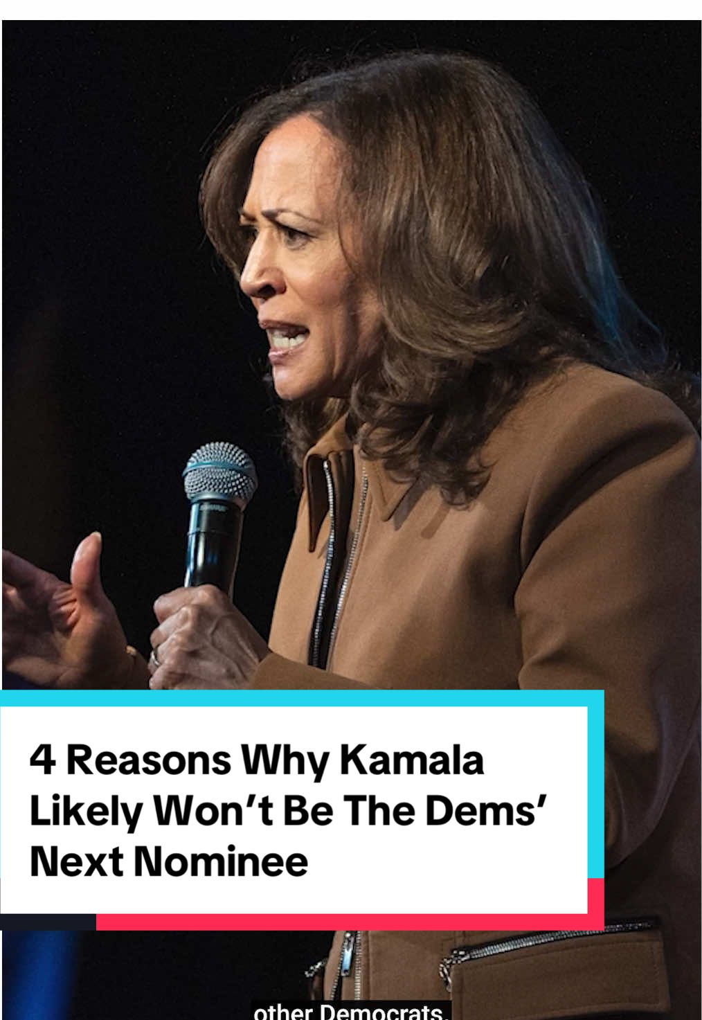 Can Kamala Harris run away from the unpopular Biden legacy that she defended as recently as last year? #kamala #kamalaharris #democrats #election #politics 