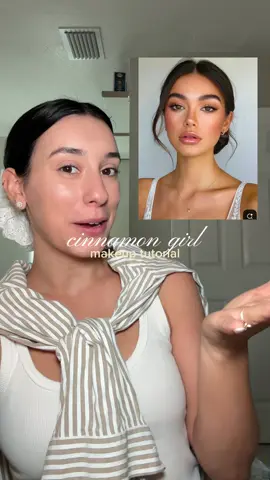 Let’s recreate this makeup look! It’s giving cinnamon girl makeup 🤭🤎 #makeuptutorial #recreatingmakeup #cinnamongirlmakeup #fallmakeup #makeupvlog 