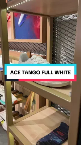 ACE TANGO FULL WHITE! #brodojakarta #brodokemang #sneakers #acetango 