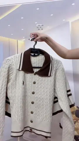 Set len nữ dài tay cổ bẻ ngựa