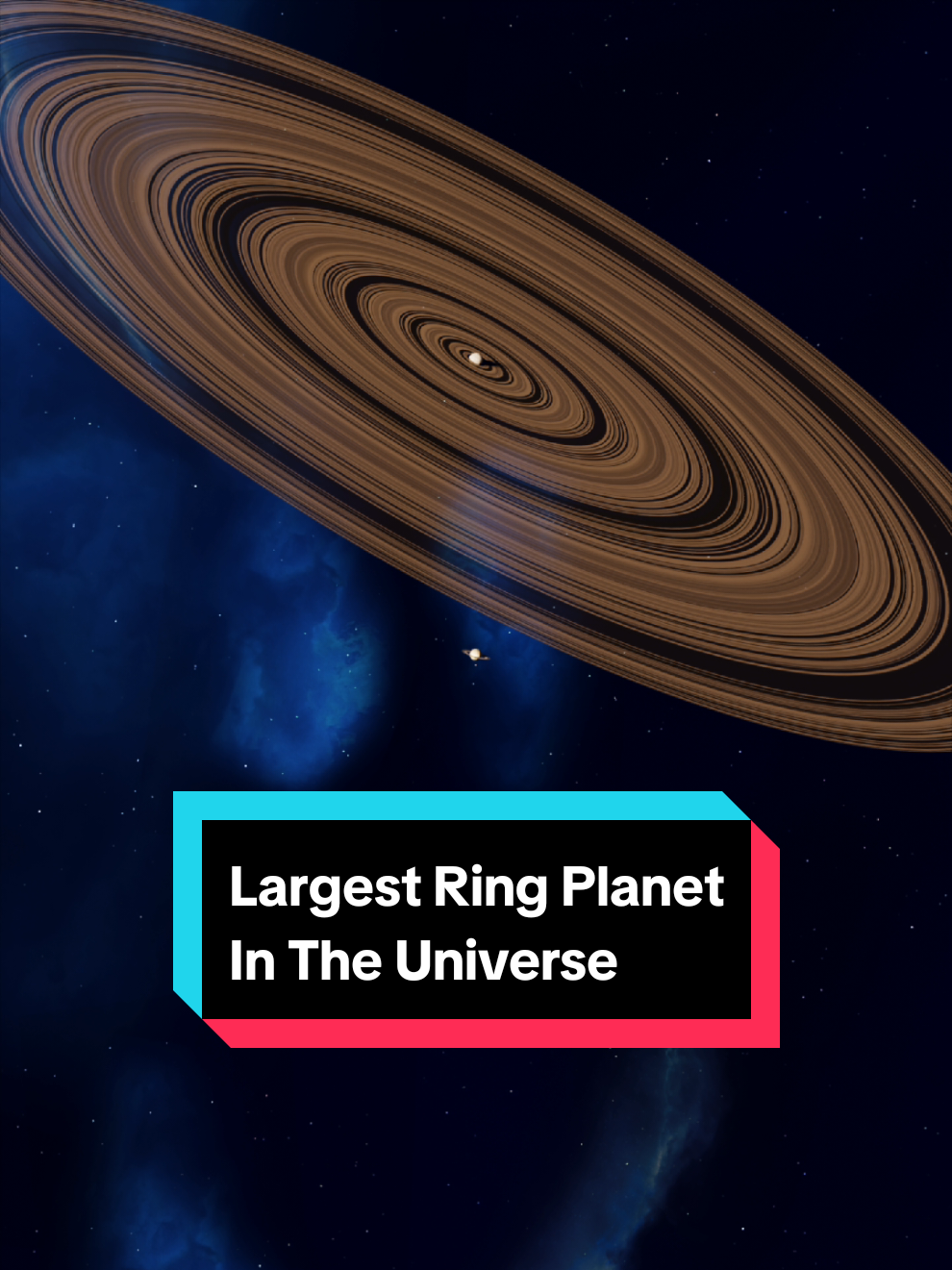 👇👇Largest Ring Exoplanet In The Universe  420 light-years away, a young star hides a giant called J1407b—a world with the largest known ring system in the universe. Over 30 massive rings stretch more than 90 million kilometers wide, dwarfing Saturn’s by 200×. Astronomers think those dark gaps between the rings could be new moons forming right now. If J1407b replaced Saturn in our sky, its rings would dominate the night—bigger and brighter than the full Moon. A glimpse of how wild young planetary systems can be. #planets #Astronomy #astrophysics  #space