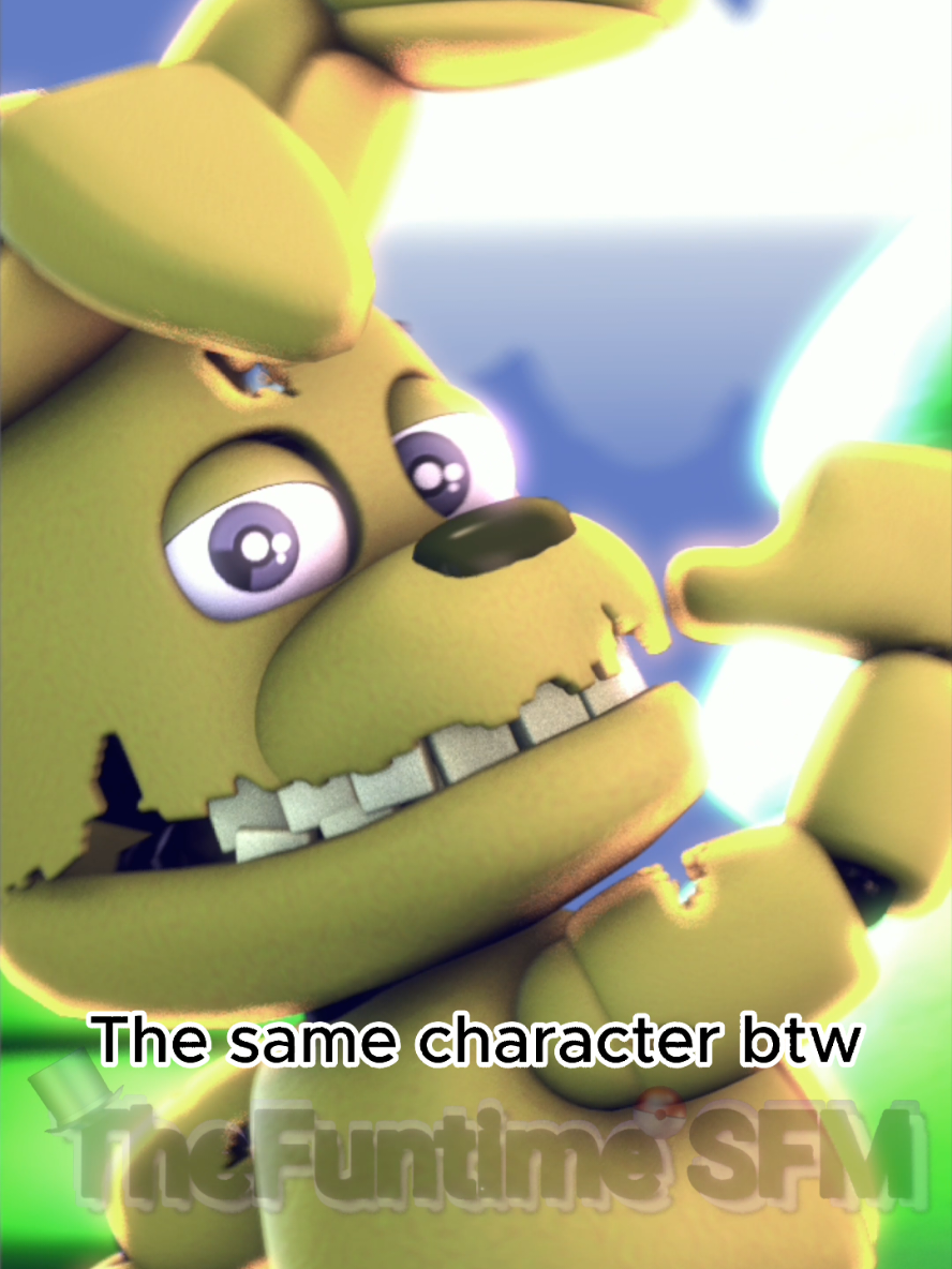 The same character btw 🔴TheFuntime SFM On Youtube #fnafmemes #sfm #fivenightsatfreddysanimation #thefuntimesfm #fivenightsatfreddys 