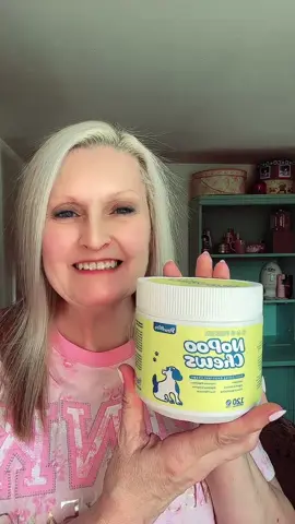 Break the cycle of poop eating with our advanced chew! No Poo Chews deliver a powerful digestive blend that's packed with probiotics and enzymes. With a delightful chicken flavor, these treats not only curb poop eating but also support healthy teeth and gums for dogs of all ages. They are premium ingredients you can trust. Keep your dog happy and healthy, grab your bag of No Poo Chews today! #dogsupplements #collagen #glucosamine #tictokshop #fyp 