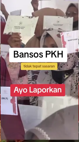 cara lapor BANSOS tidak tepat sasaran Anda bisa melaporkan bansos tidak tepat sasaran melalui aplikasi Cek Bansos (menu 