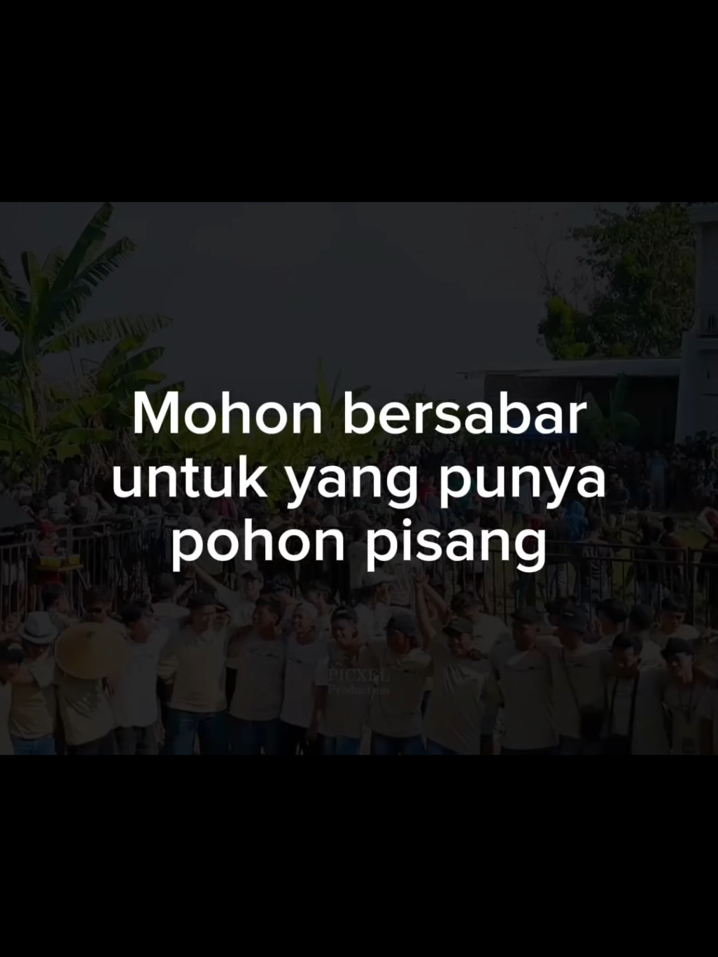 Mohon bersabar yang punya pohon pisang.  🎥 Kredit video: • @picxel_production  • @lalunamusicentert  Thanks for the vibes! ✨ #picxelproduction #lalunamusic #ojingtogether #ojingkudus #infoorkeskudus 
