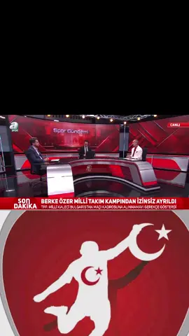 Cem Pamiroğlu: Berke Özer'in yapmış olduğu tavır hoş bir şey değil! Bu tip olaylarla Milli Takım'ın kapısını kapatmamak lazım. Milli Takım'ın Berke ile olan durumunu yeniden gözden geçirmesi gerekecek.