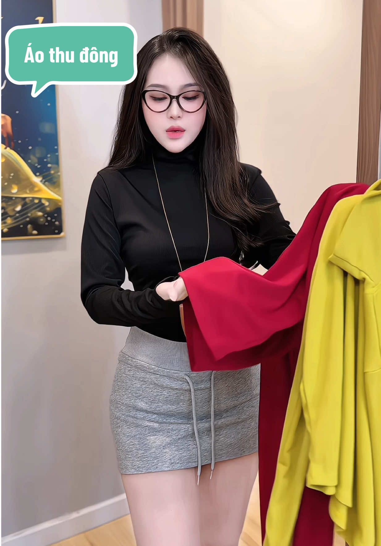 Áo thu đông #viral #thoitrangnu #thinhhanh #aothudong #aodaitay 