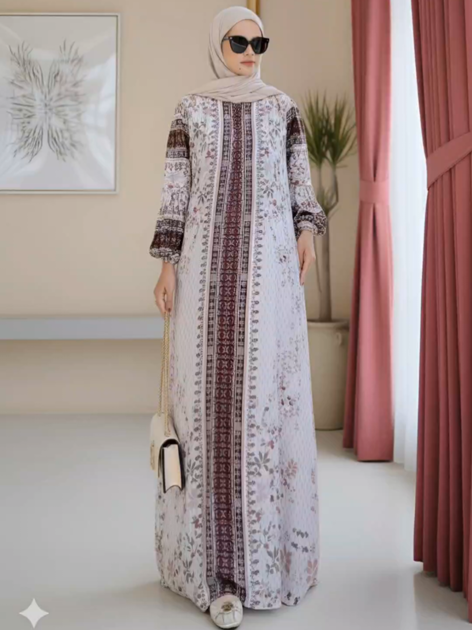 Elora Dress Gamis Panjang Rayon Terbaru Muslimah Model Lengan Balon Yayuku by Yayoe Hijab #gamiskekinian #bajuwanita #ootdhijab #dresscantik #fashionmuslimah 