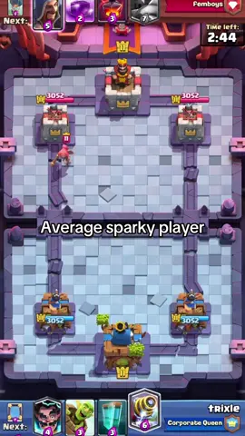Been my day one since forever  #sparky #clashroyale #fyp  Sparky needs a evo in clash royal where it Insta wins the game at one big boom!