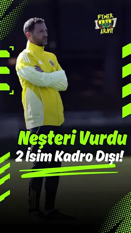 Fenerbahçe'de 2 İsim Kadro Dışı Kaldı!