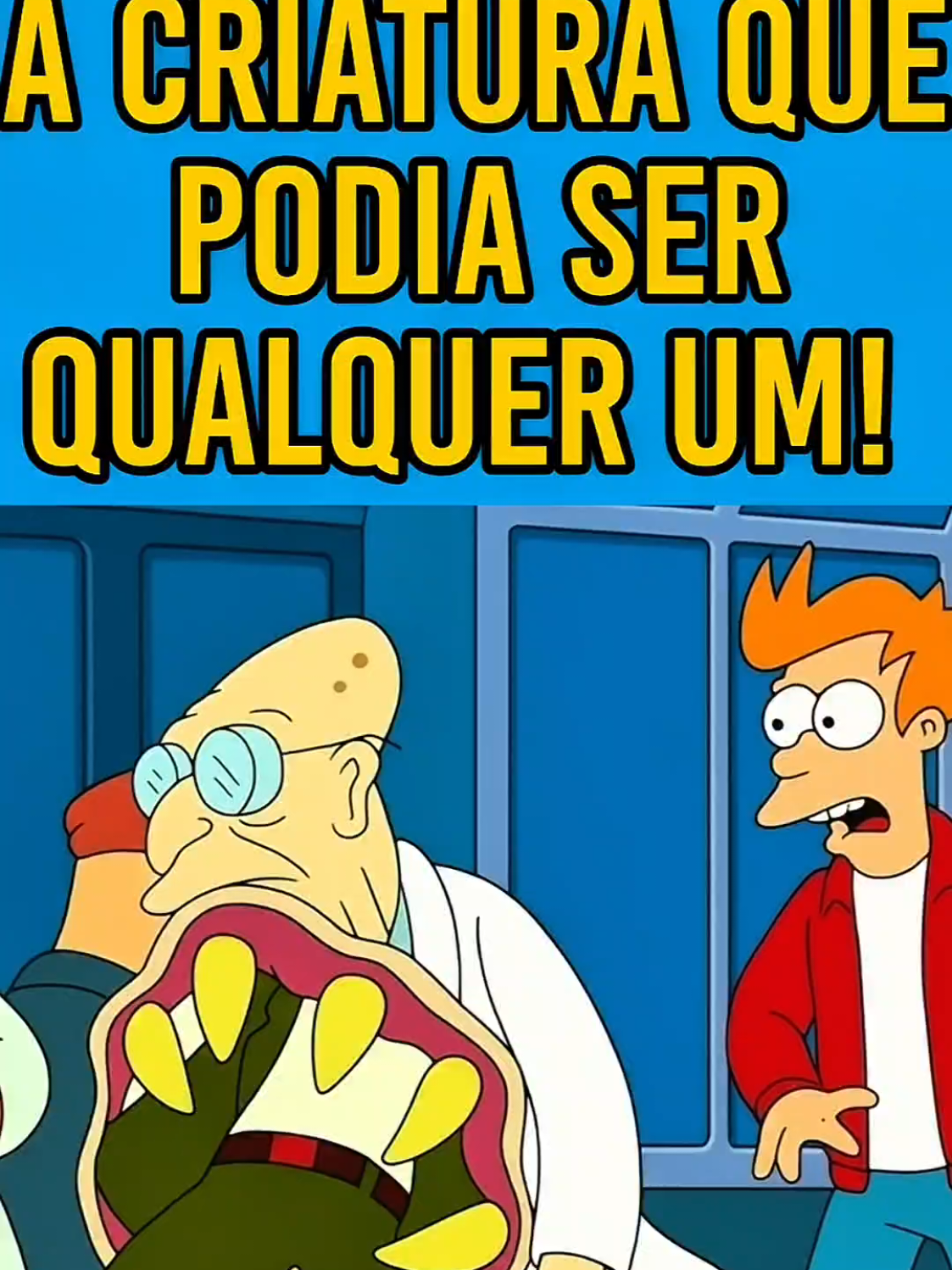 Eles descobriram tarde demais quem era o monstro #desenho #cartoon #criança #futurama 