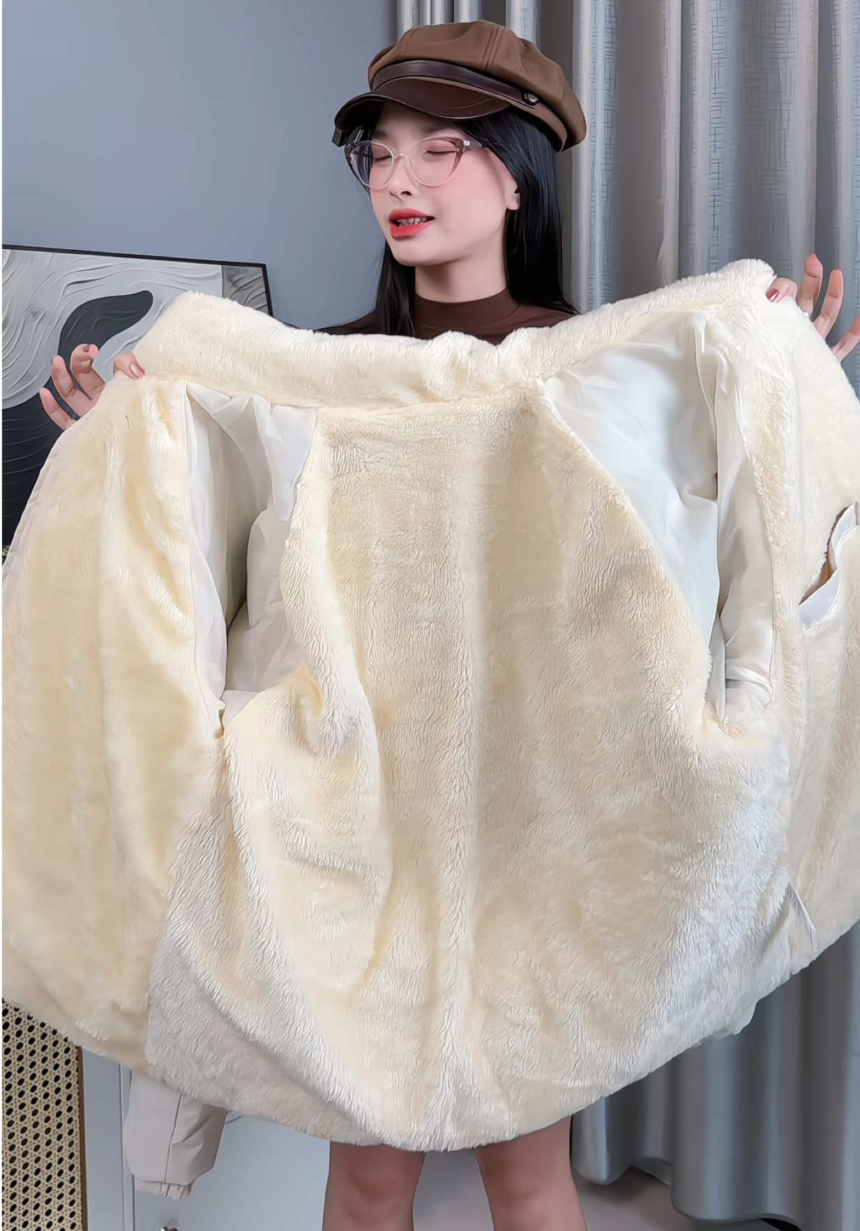 Áo khoác phao lót full lông xịn xò #hiennguyen666666 #thoitrangnu #aokhoacphao #aokhoacnamnu #xuhuong 