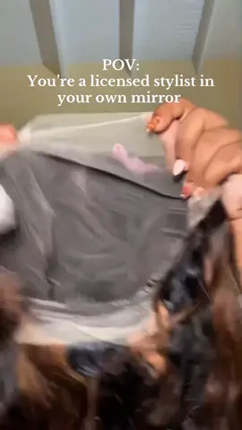 Pros of being both the client and hairstylist is that you can save money and be self taught #fypシ゚  #wigtutorial #wiginstall #hairinfluencer #wiginfluencer 
