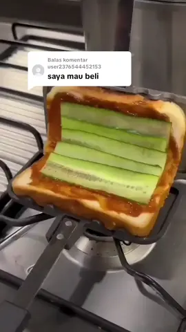 Membalas @user2376544452153  Silahkan dicheck out kak 🙏😊  #sandwichfryingpan  #cetakanrotibakar  #teflonrotibakar  #pemanggangrotibakar 