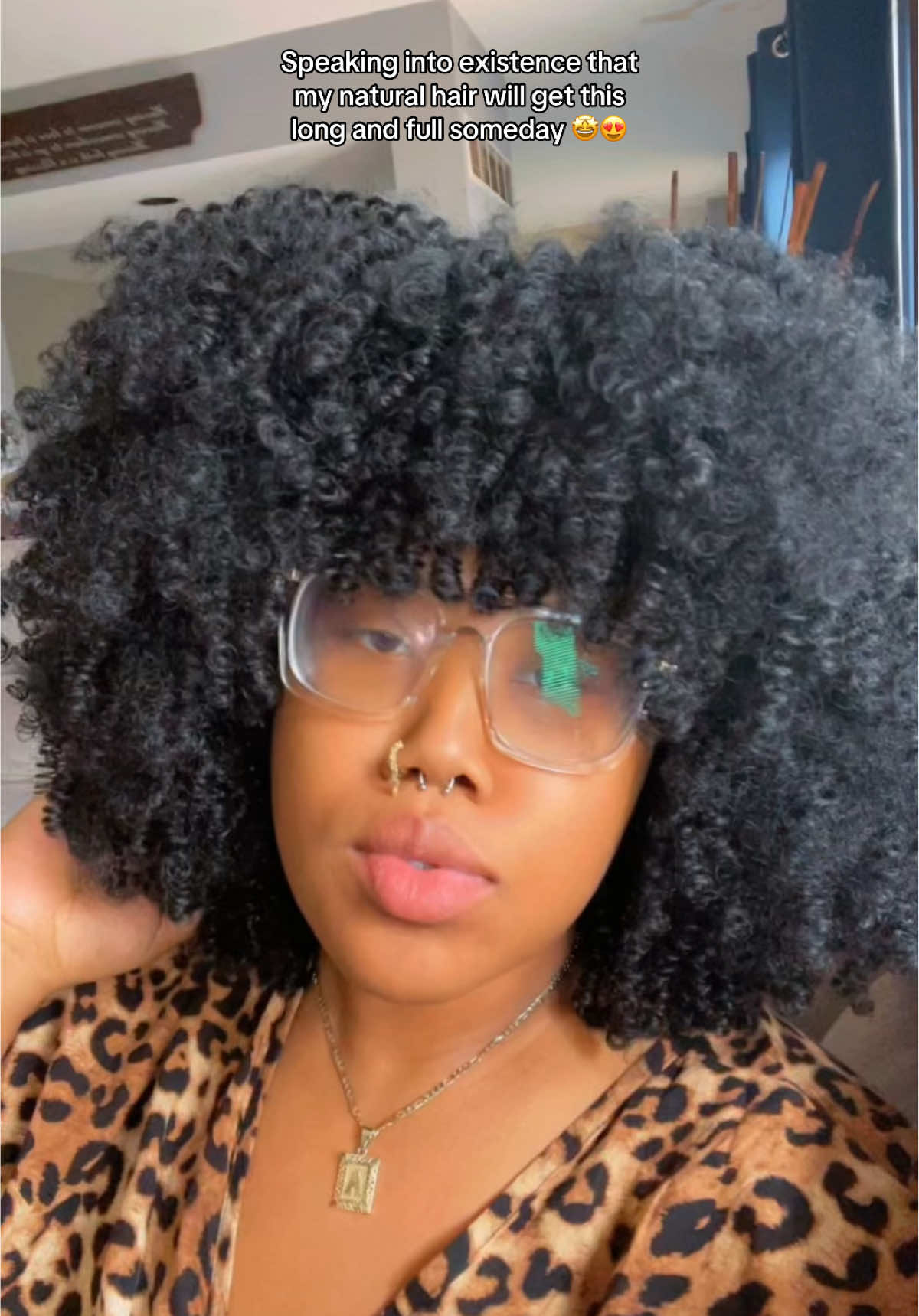 But until then, I’m just gonna keep rocking this gorgeous wig 😍😍 @Vitorish #pov #wigtok #afrohair #curlyhairstyles #imsoul