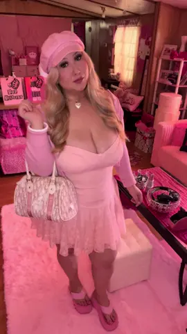 In my light pink era, dress from @Dolls Kill and outfit inspired by @karinadoingnothing 💗🎀 #pink #outfitinspo #victoriassecret 