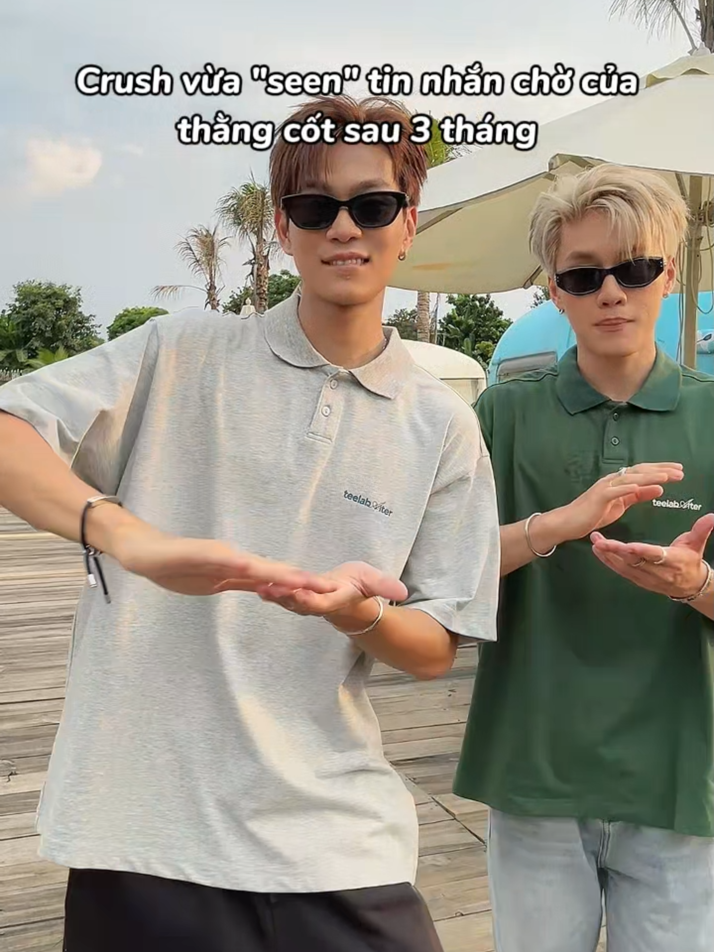 Tích cực cũng tốt mò 😞  #ootd #meme #teelab #f5